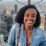 Jessica Poitevien, a Haitian-American writer (smiling black woman against a cityscape – probably New York)